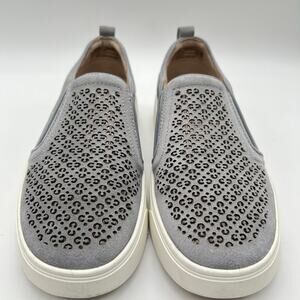 Vionic Perforated Gray Slip-On Sneakers
